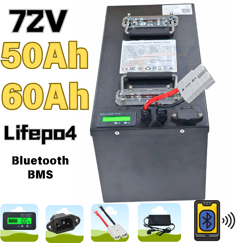 72V 60Ah Lifepo4 Battery Pack - 72 فولت 50 أمبير 50 أمبير