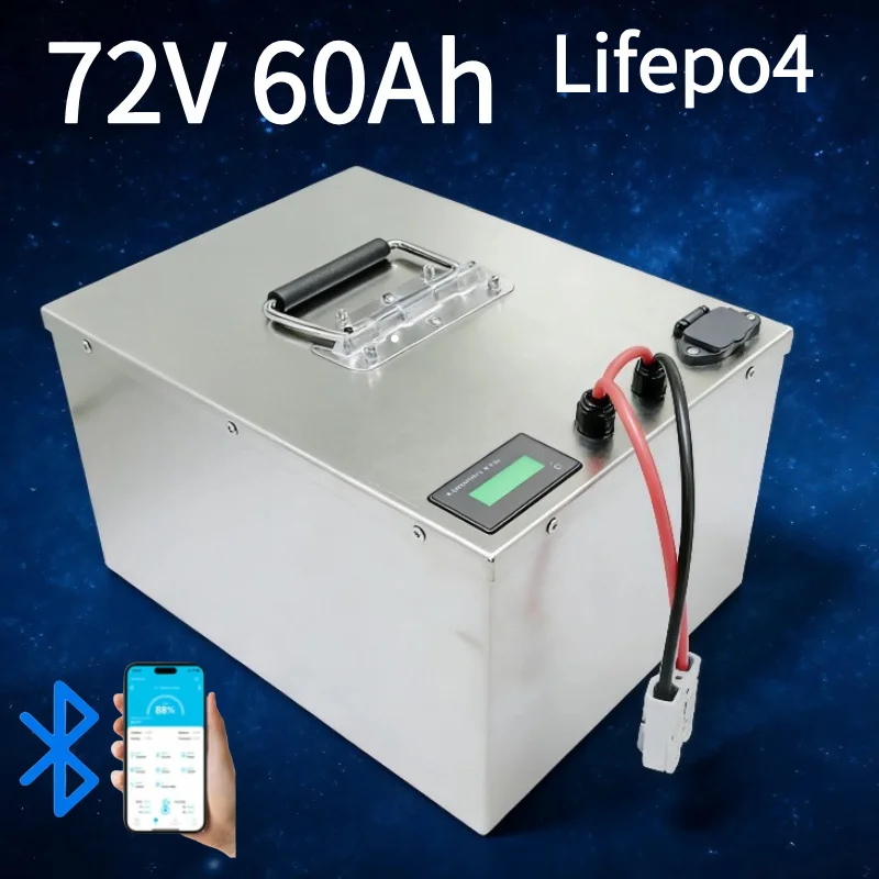 72V 60Ah Lifepo4 Battery Pack - بطارية ليثيوم فوسفات الحديد 72 فولت