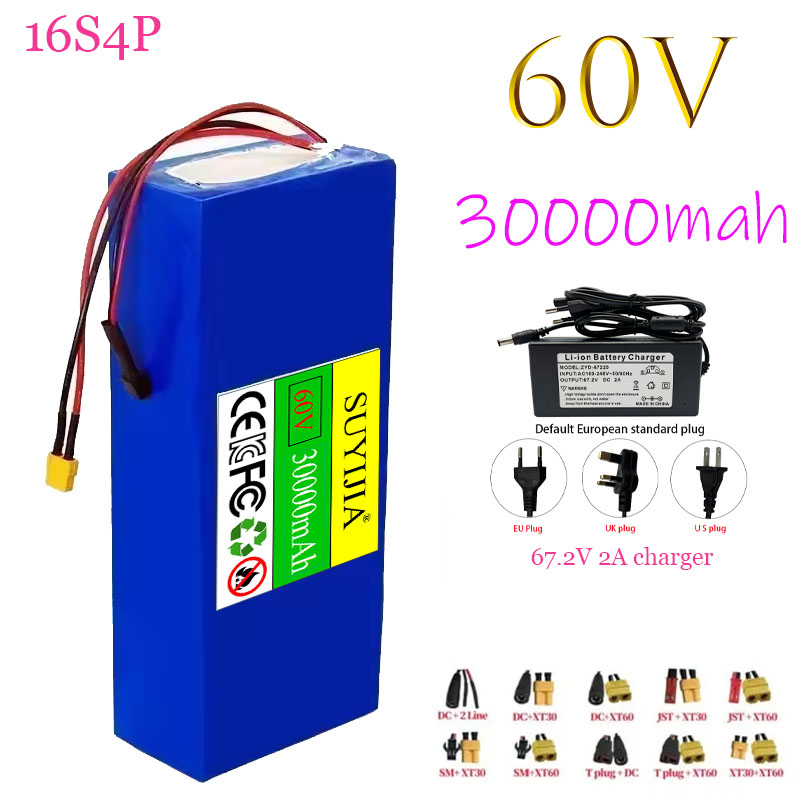 60V 30Ah Electric Scooter Battery - بطارية ليثيوم أيون 60 فولت 100