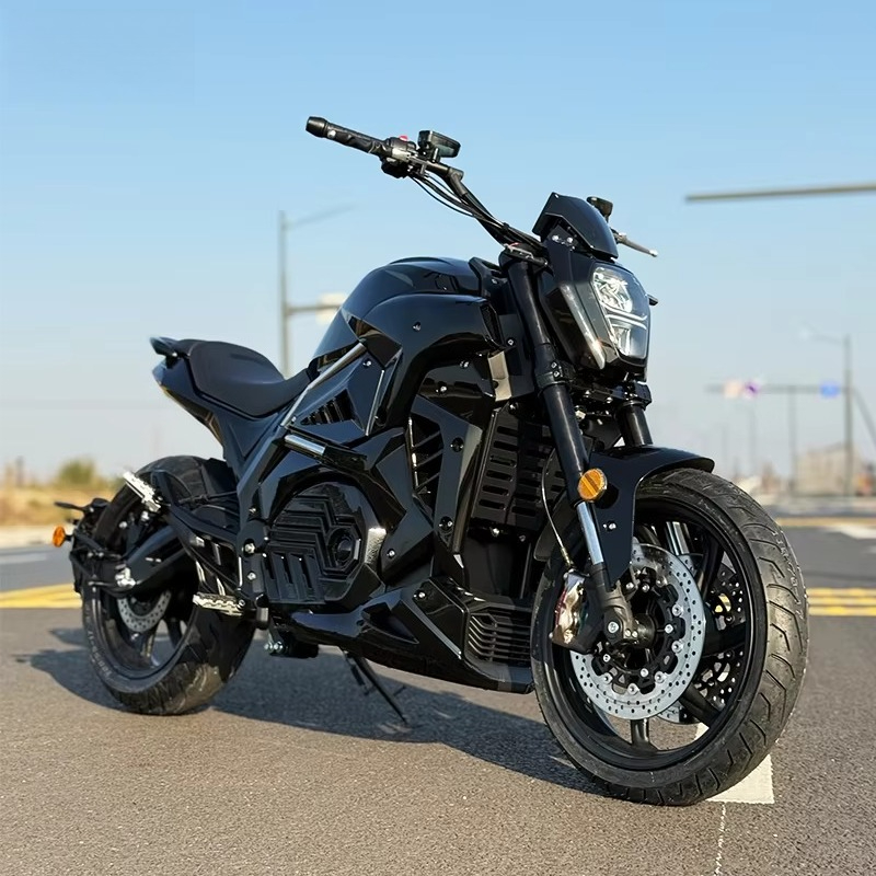 دراجة نارية كهربائية سباقية عا - مراجعة 72V 5000W Electric Motorcycle وسعره