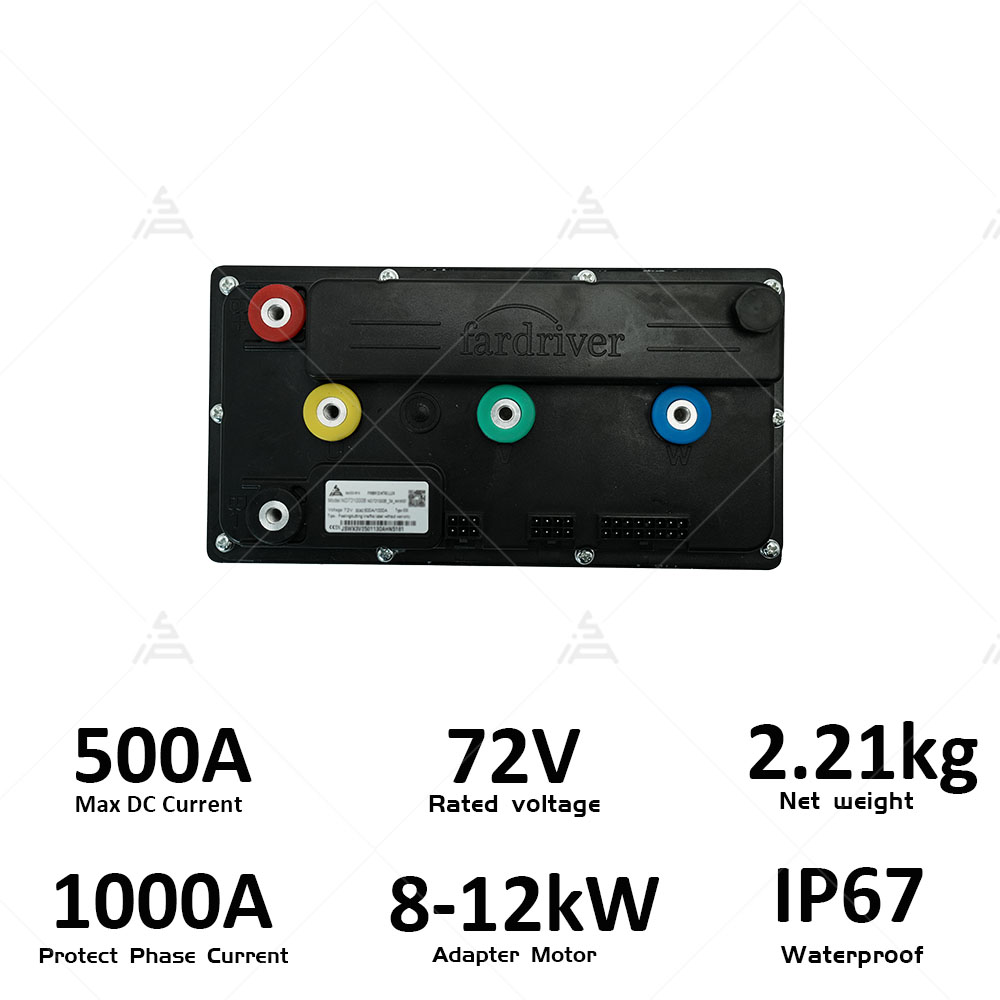 وحدة تحكم Fardriver ND721000 U - مراجعة Fardriver Controller 72V 500A وسعره