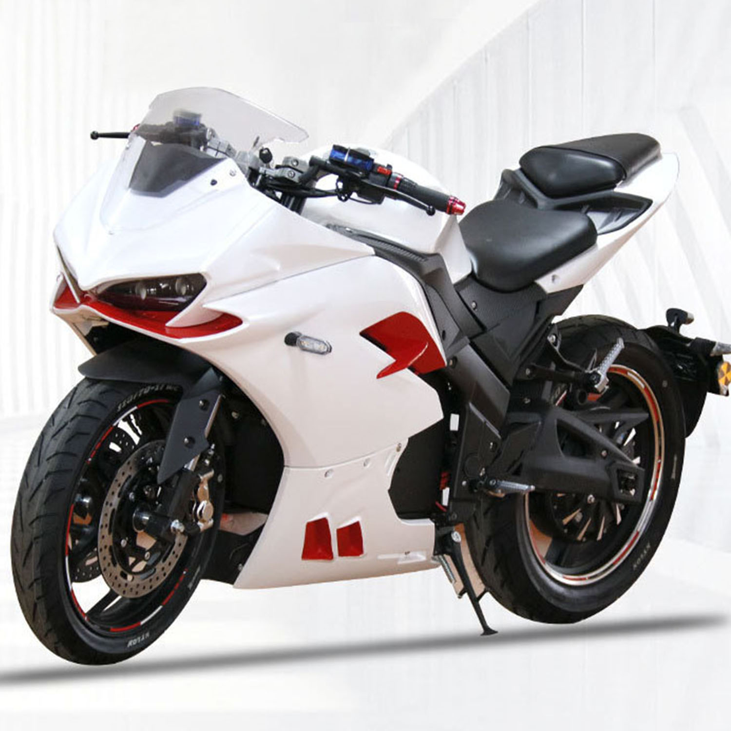 دراجة نارية كهربائية عالية الس - مراجعة 72V 5000W Electric Motorcycle وسعره