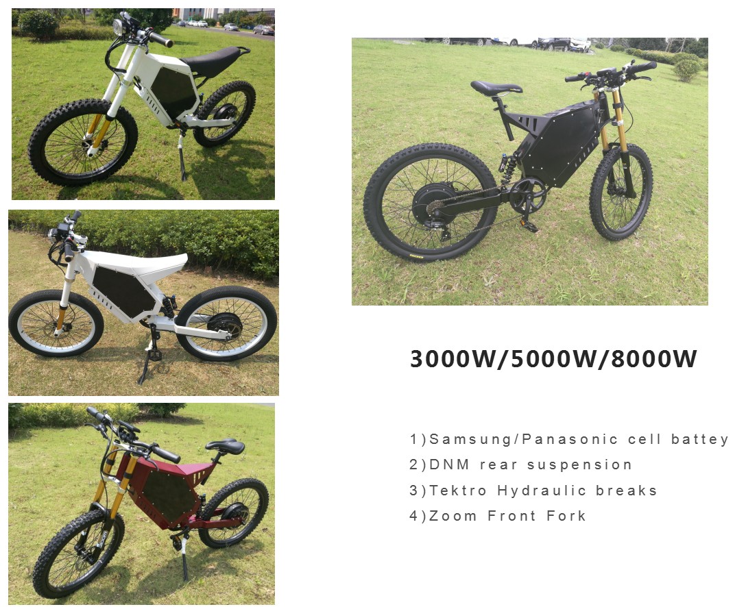 دراجة كهربائية هجينة سريعة للط - مراجعة 72V 12000W Electric Dirt Bike وسعره