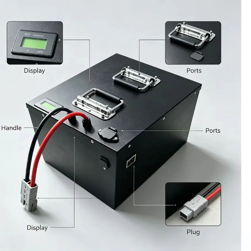 حزمة بطارية ليثيوم حديد فوسفات - مراجعة 72V 60Ah Lifepo4 Battery Pack وسعره