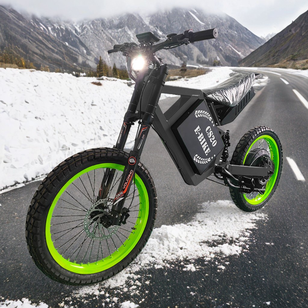 5000 واط 8000 واط 12000 واط E  - مراجعة 72V 12000W Electric Dirt Bike وسعره