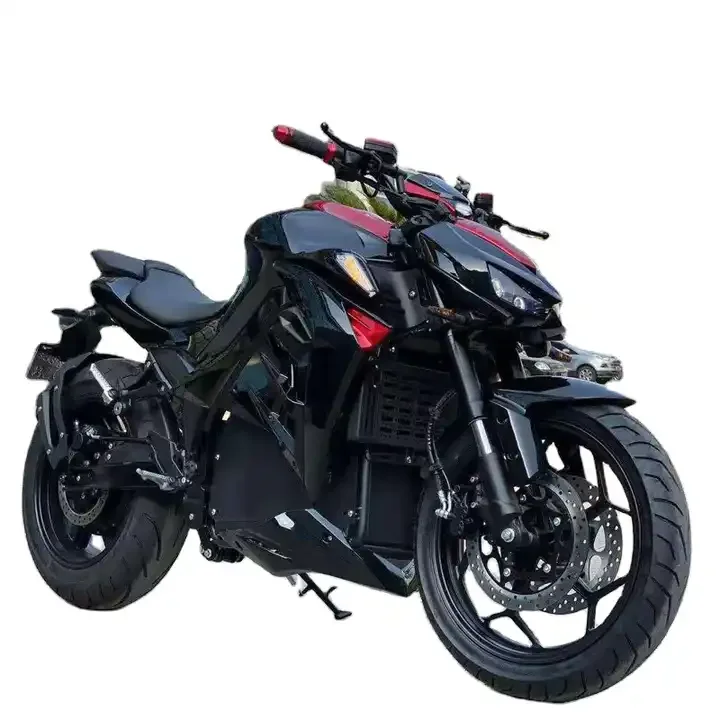 دراجة نارية كهربائية جديدة 202 - مراجعة 72V 5000W Electric Motorcycle وسعره