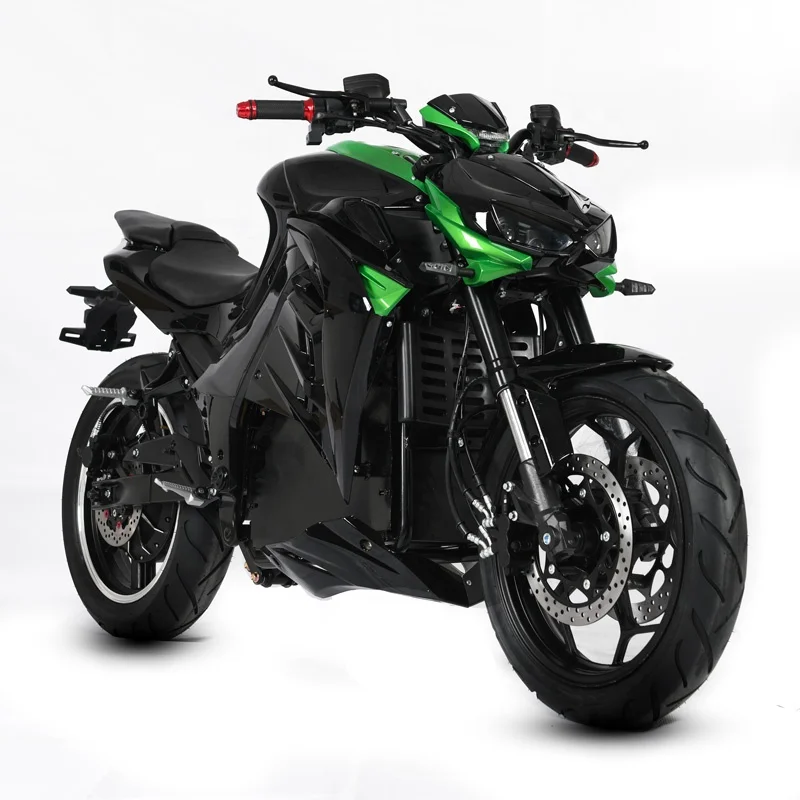 دراجة نارية كهربائية جديدة 202 - مراجعة 72V 5000W Electric Motorcycle وسعره