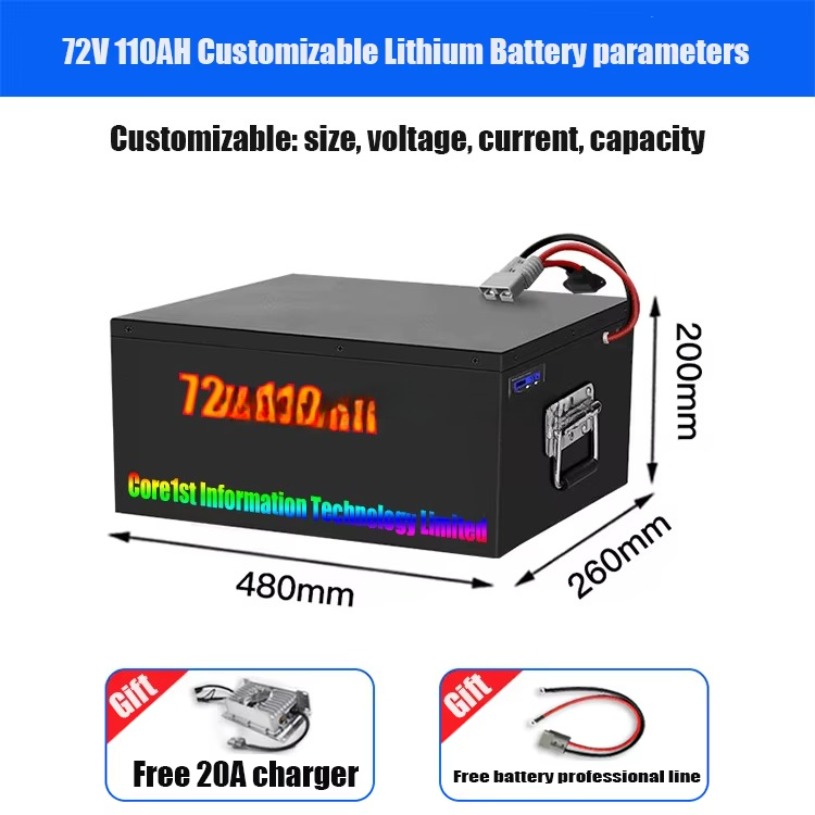 بطارية ليثيوم فوسفات الحديد 72 - مراجعة 72V 60Ah Lifepo4 Battery Pack وسعره