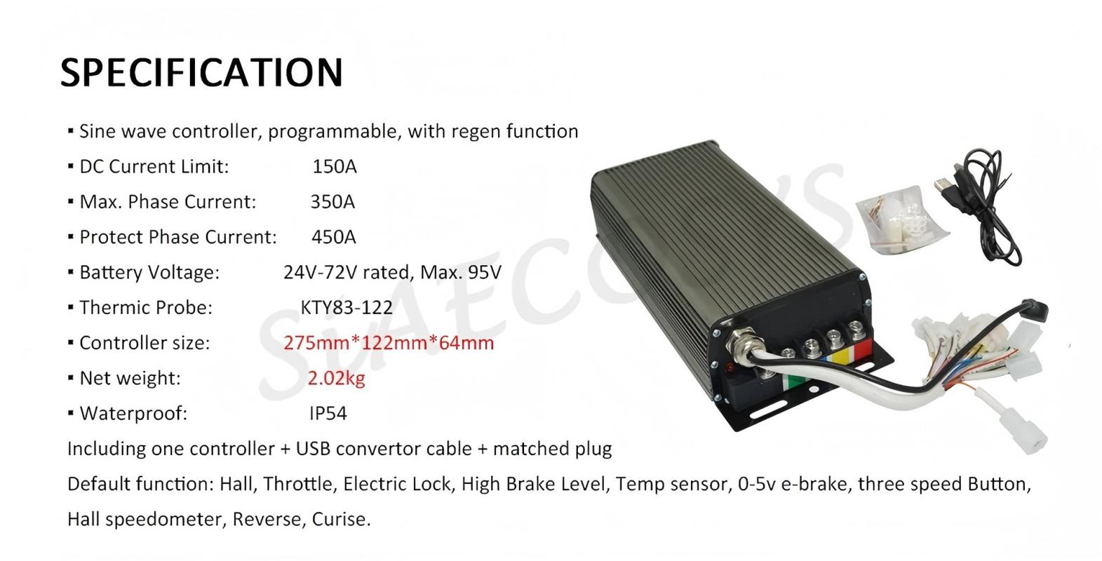 مجموعة وحدة تحكم المحرك القابل - مراجعة Sabvoton Svmc72150 Controller Kit وسعره