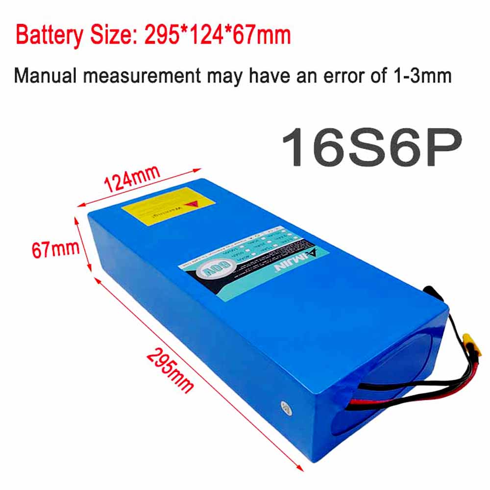 بطارية ليثيوم أيون 16S6P 60V 3 - مراجعة 60V 30Ah Electric Scooter Battery وسعره